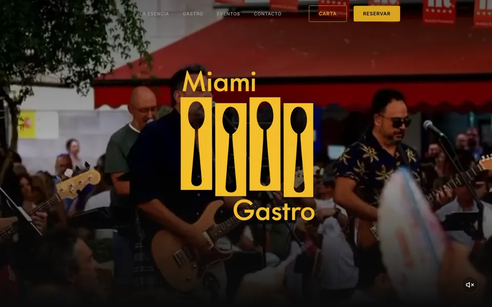 Web de Miami Gastro, diseñada por Loge Works